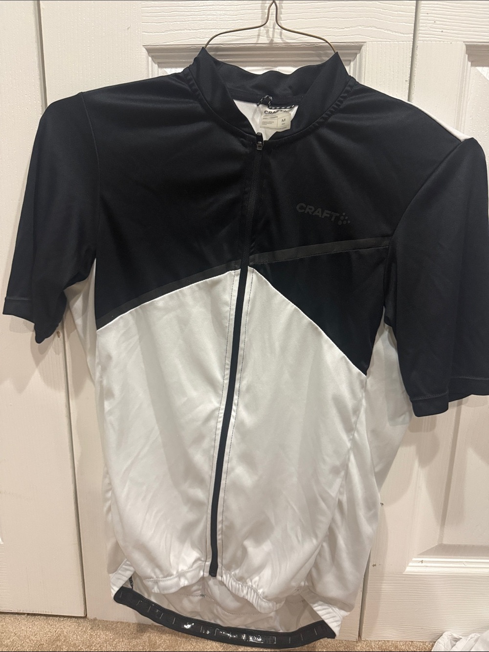 Craft Black and White Cycling Jersey